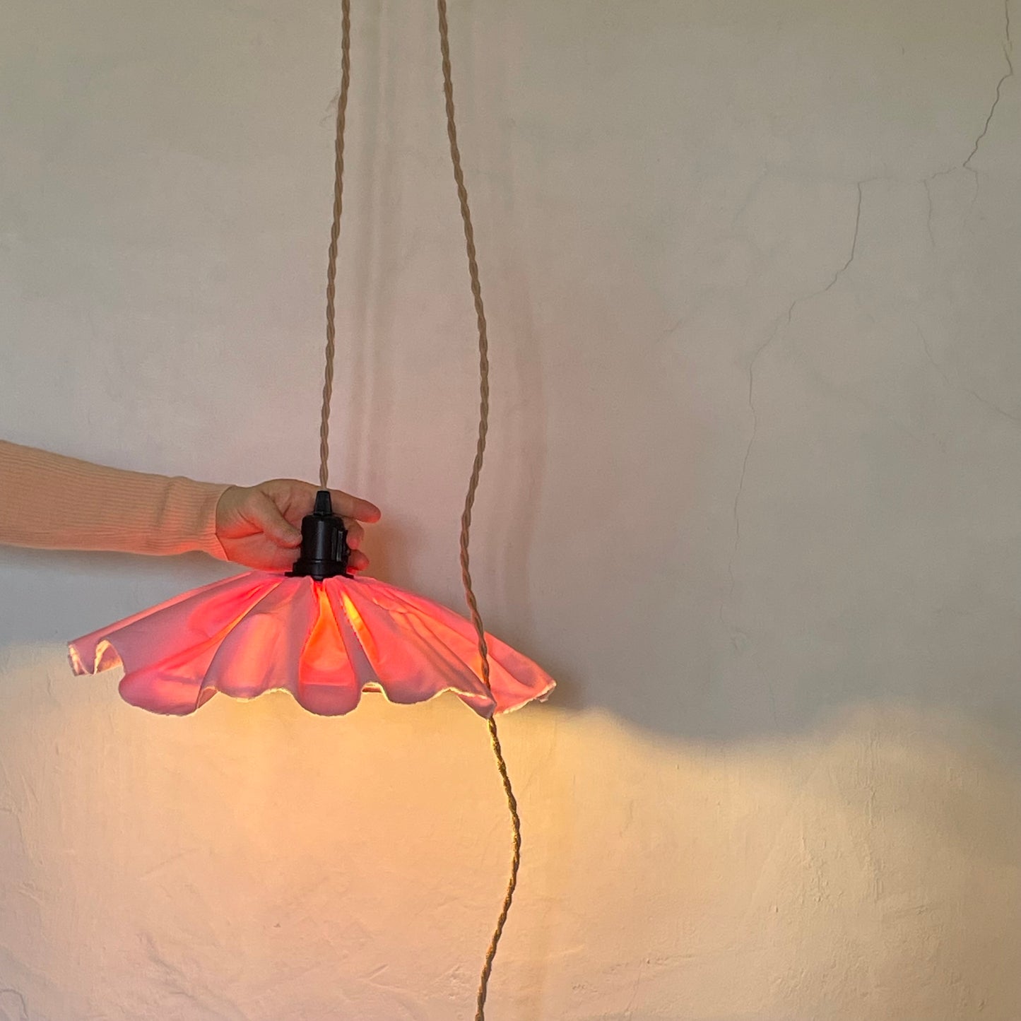 Lámpara  POPPY rosa