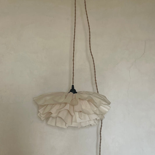 Lámpara BLOOM blanco seda